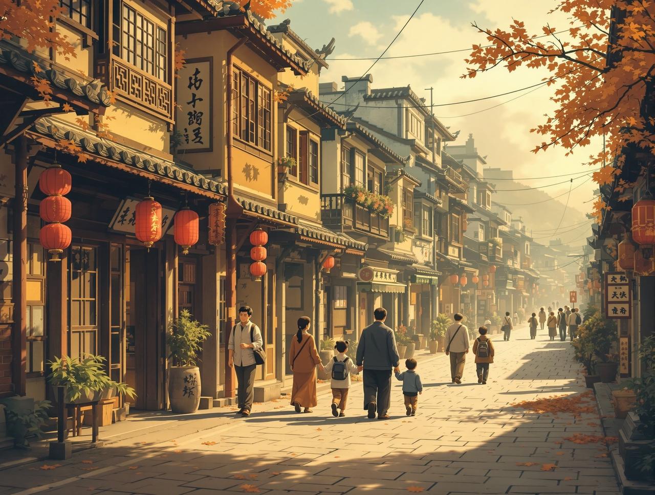 自研原创IP《长街故事》系列 - ai看片作品案例
